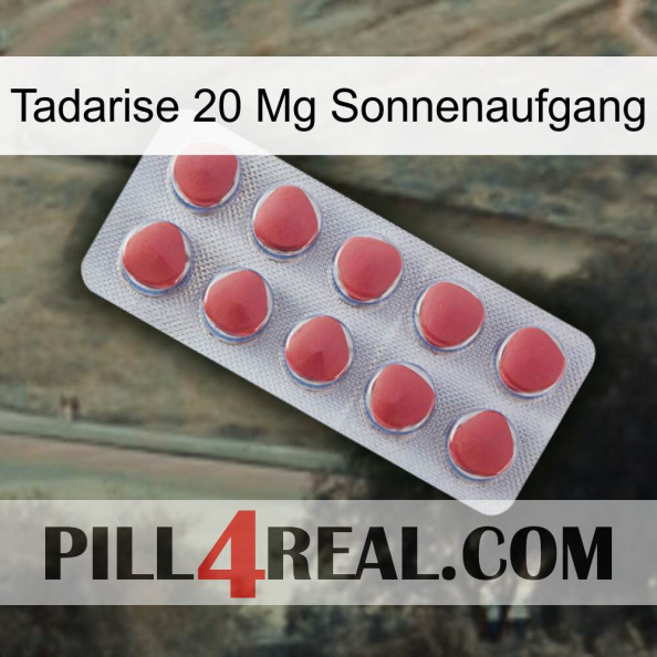 Tadarise 20 Mg Sunrise 18